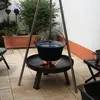 Barbecue a tre gambe in acciaio inox - barbecue girevole - Anteprima dell’immagine prodotto 9