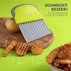 Villkin Wellenschneider – Edelstahl Riffelmesser für Gemüse Produktbild-Vorschau 5
