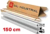ALUMINIUM KONSTRUKTIONSPROFIL 30x30 R8 150cm ELOXIERT + Produktbild-Vorschau 3