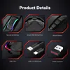 A collage of images showcasing the features of a gaming mouse. Produktbild-Vorschau