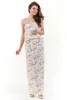 Awama Geblümtes Kleid für Frauen Lynene A219 natur XL Produktbild-Vorschau 3
