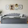 Letto imbottito Flieks 140x200cm con letto estraibile, Anteprima dell’immagine prodotto 3