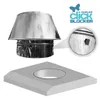 Schornstein Bausatz - H 6,0m DN 180 37x37 - Kamin Keramik Produktbild-Vorschau 11