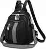 EDIBAZZAR | Schwarzer modischer wasserdichter Damenrucksack Produktbild-Vorschau 2