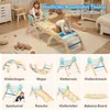 COSTWAY Kit d'escalade triangulaire, gymnase jungle pliable Voir les images du produit 3