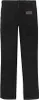 The back view of a pair of black Wrangler jeans. Produktbild-Vorschau