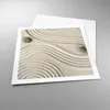 Poster - Poster ohne Rahmen - Steine Figuren Sand - 60x60 Produktbild-Vorschau 3