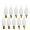 10 x LED Filament Kerze Windstoß 1W fast 15W E14 MATT Produktbild-Vorschau 1