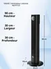 YASHE Towerventilator NDTFT21R, 80 cm, 50 W, met Productafbeelding-voorbeeld 14