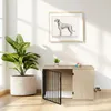 Relaxdays Hundekäfig, für Zuhause, HBT: 65,5x102x60 cm, Produktbild-Vorschau 2