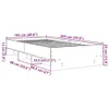 Bettgestell ohne Matratze Räuchereiche 100x200 cm Produktbild-Vorschau 10