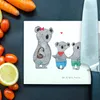 Mr. & Mrs. Panda Schneidebrett Aus Glas Koala Familie zwei Produktbild-Vorschau 5