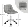 WOLTU Bürohocker mit Rollen, ergonomisch, Arbeitshocker, Produktbild-Vorschau 7
