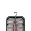 A close-up view of the top of an ironing board with a hook and two pink items hanging from it. Náhled obrázku produktu