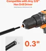 Świder ziemny VEVOR do wiertarki, świder do słupków Ø 8x60 Podgląd zdjęcia produktu 4