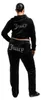 Juicy Couture Tina Velour Track Pant With Diamante Branding Productafbeelding-voorbeeld 1