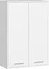 A white cabinet with two doors and two handles. Produktbild-Vorschau