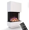Glow Fire Elektrokamin 'PR14' in Weiss | LED Standkamin in Produktbild-Vorschau 1