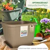 MePla - Set - Pflanzkübel Quadrat 48x48 + Untersetzer 41x41 Produktbild-Vorschau 5