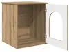 vidaXL Kočičí domek ruční práce dub 53 x 52 x 62 cm Náhled obrázku produktu 5