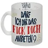 Darf ich dir das Fick Dich anbieten? Glas Tasse Produktbild-Vorschau 2
