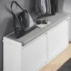 SoBuy FSR98-XL-W Výklopný botník se 2 klapkami Lavice na Náhled obrázku produktu 10