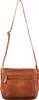 A brown leather handbag is shown against a white background. Produktbild-Vorschau