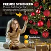 DEUBA® Weihnachtskugeln 103tlg Ø 3-8cm Kunststoff matt Produktbild-Vorschau 4