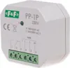 A white electrical relay device with green and black labeling, shown from a slightly elevated front-left angle. Náhľad obrázku produktu
