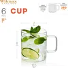 Wilmax England Kaffeebecher WL-888605/A – Borosilikatglas, Produktbild-Vorschau 3