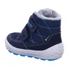 A single blue child's boot is shown against a white background. Produktbild-Vorschau