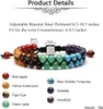 Perlenarmband 7 Chakra Armband Damen Herren, Yoga Produktbild-Vorschau 3