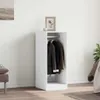 Kleiderschrank Weiß 48x41x102 cm Holzwerkstoff Produktbild-Vorschau 3