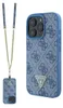 Tasche Guess Leder Metall Logo Strass Crossbody Na Iphone Produktbild-Vorschau 1