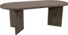 Esstisch oval mit geraden Kanten 204x90 cm Holz Graue-Optik Produktbild-Vorschau 2