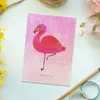 Mr. & Mrs. Panda Postkarte Flamingo Classic - Aquarell Pink Produktbild-Vorschau 2