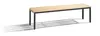 CP Garderobenbank Basic 8051-000 buche Holz 150,0 cm Produktbild-Vorschau 1