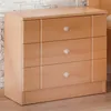 Nachtkonsole mit 3 Schubladen Nachtschrank Buche Produktbild-Vorschau 5