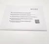 A white sheet of paper with instructions and a QR code. Anteprima dell’immagine prodotto