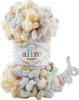 A ball of Alize Puffy Color yarn is shown, partially wrapped around its cylindrical packaging. Anteprima dell’immagine prodotto