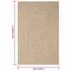vidaXL Teppich 160x230 cm Jute-Optik Innen und Außen Produktbild-Vorschau 16