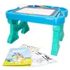 Color Baby Bluey Zeichentisch Schreibtisch Mit 30x48x38 Cm Produktbild-Vorschau 5