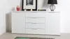 A white sideboard with drawers and cabinet doors is shown against a white background. Produktbild-Vorschau