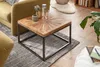 Tavolino in legno massiccio di mango 55x40x55 cm Tavolo con Anteprima dell’immagine prodotto 2