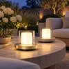 Luxus Europe - Tischlampe Solar Coco - 2er-Set Taupe - Produktbild-Vorschau 8