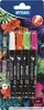 Kreidemarker 4 Stück rund 1-3mm - weiß,pink,orange,grün Produktbild-Vorschau 1