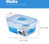 A LocknLock food container with dimensions indicated by text and lines. Produktbild-Vorschau