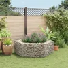 vidaXL Sechseckiges Gabionen-Hochbeet 160×140×50 cm Produktbild-Vorschau 2