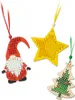 URSUS Kreuzstich-Holzanhänger Weihnachten, Mehrfarbig, 3 Produktbild-Vorschau 4