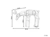 BELIANI Outdoor LED Weihnachtsbeleuchtung Weiß Metall 53 cm Produktbild-Vorschau 3
